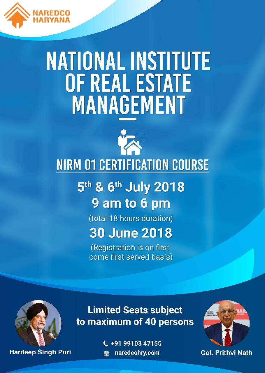 Naredco Certification Course in Real Estate Management for Real Estate